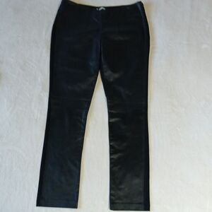 My Tribe Black Leather Pants Size LG. NWT